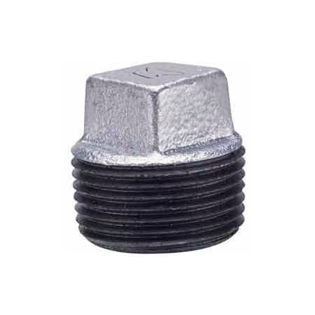 Anvil 1/2 In Galvanized Malleable Cored Plug 150 PSI Lead Free 819901810